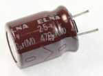 Sony 25v Radial Electrolytic 105 De - 470uf-25v 112852811 Capacitor Electrolytic 4 70µf 25