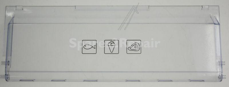 Flap - 4393710900 C00901897 Freezer Drawer Cover Gray [Arcelik]