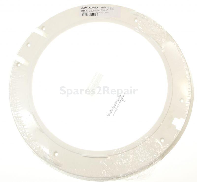 Flange Washing Machine Window - 140043650039 Door Frame Front White Ø490mm [Electrolux Aeg]