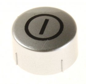 Button - C00097222 482000028201 Chrome Push Button On-off Evo3 [Whirlpool Indesit]