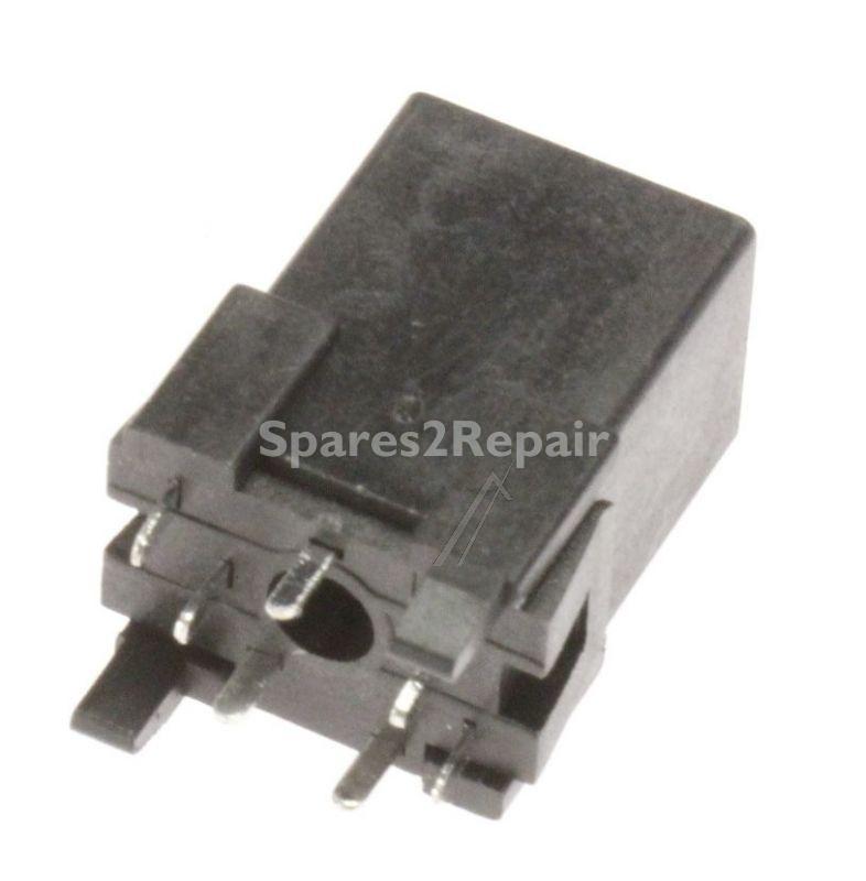 Samsung Headphone Jack - 3722-003667 Jack-phone 1p-7c au-ni blk straight