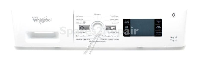 Cover Plate - C00380172 C00380172 Worktop - Graphite 58lt Futura [Whirlpool Indesit]