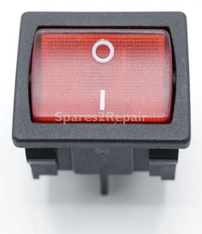 Interbar Switch - Einbau-wippenschalter 2pol Beleuchtet