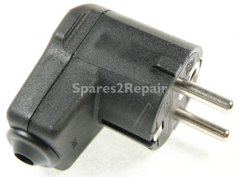 Bachmann Plug - -schutzkontakt-winkelstecker, Schwarz