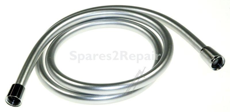 Shower Hose - Brauseschlauch 1,6m, High Qualitiy Drehkonus, Silber