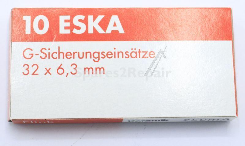 Eska Glass Fuse Us 6.3x32mm Quick B - 0,25a-f Glass Fuse Us 6.3x32mm Quick B, 10 Pcs