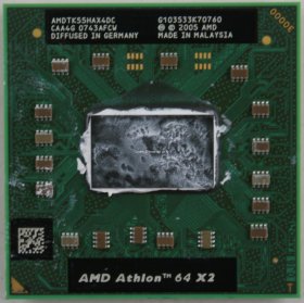 AMD Athlon 64 X2 TK-55 1.8Ghz 800Mhz 2x256KB CPU Socket S1 AMDTK55HAX4DC