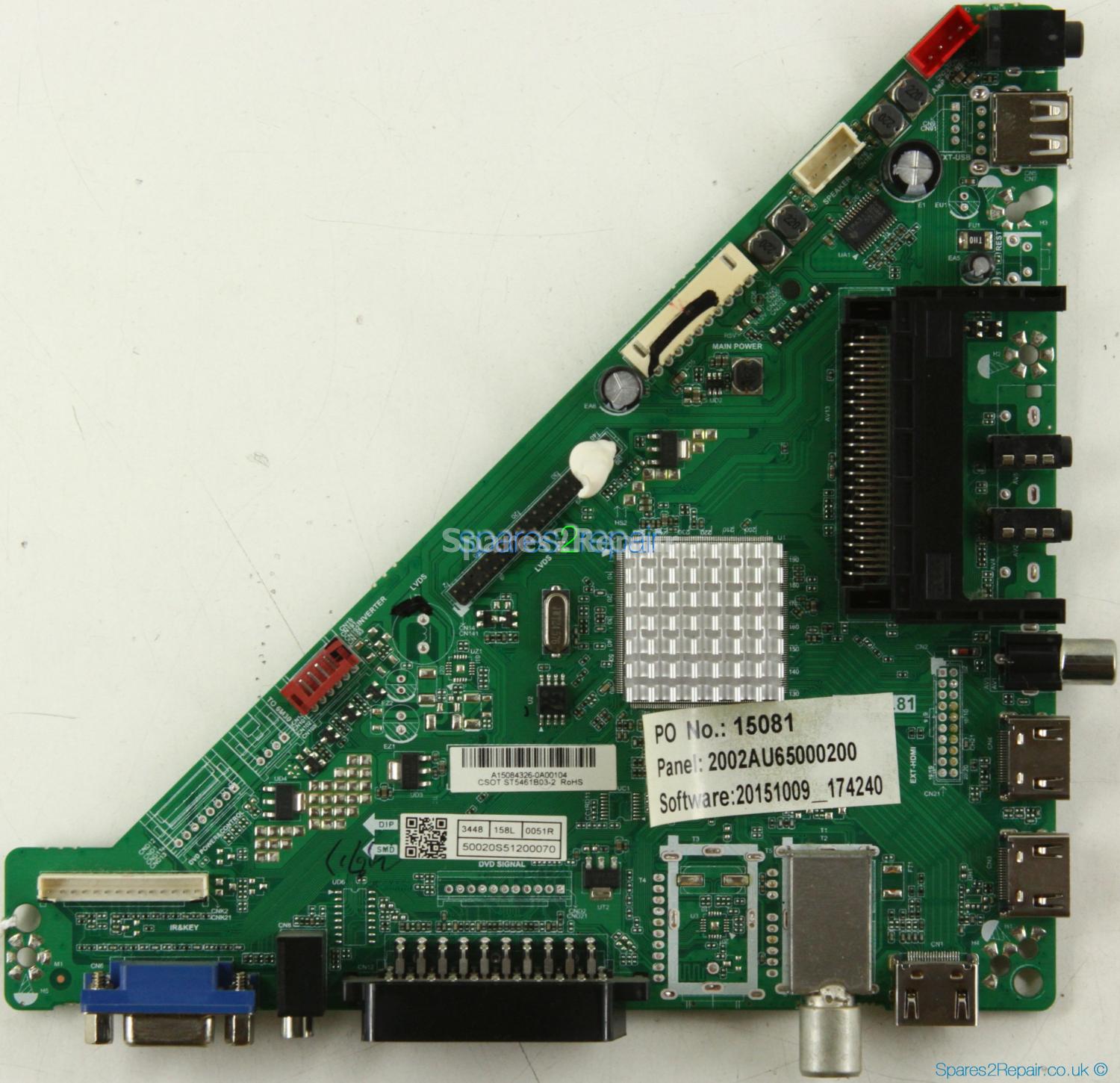 Baird TI6509DLEDBH - Main AV - A15084326 - 15081 - T.S512.81