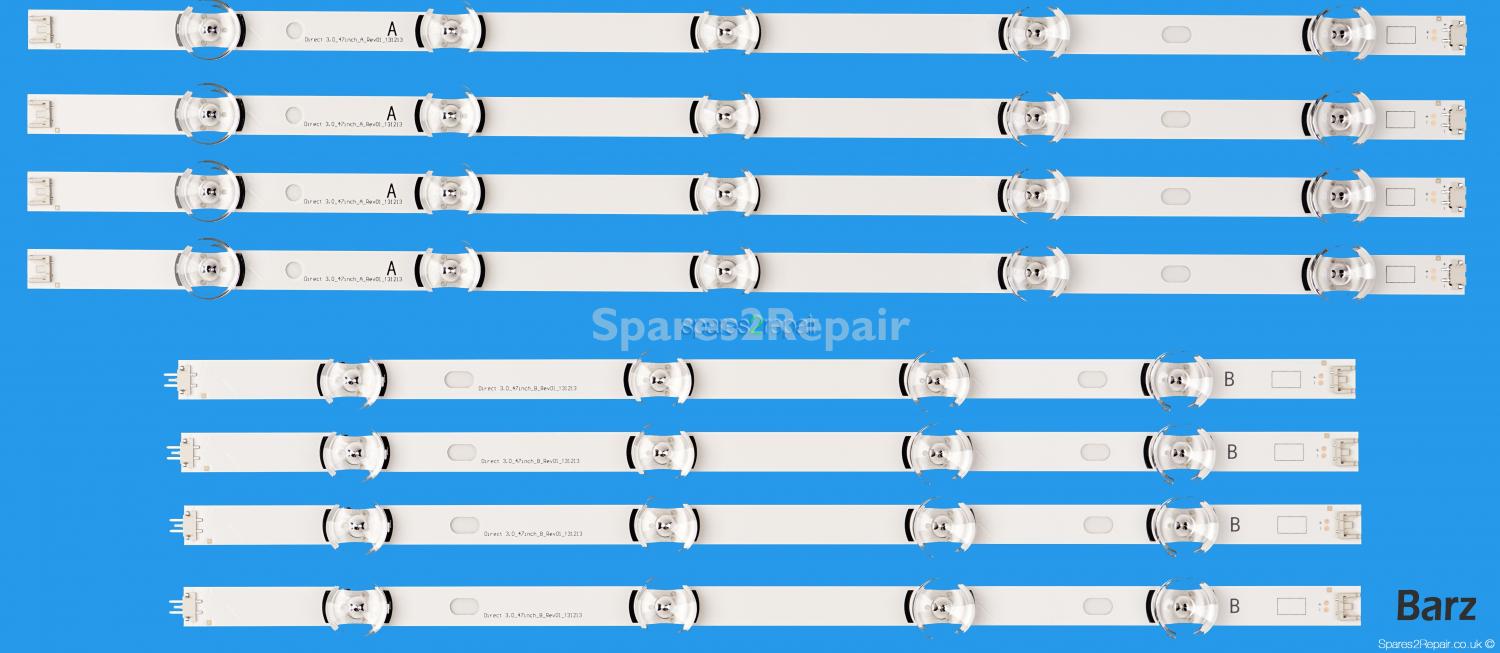 LG 47 inch Full LED Backlight Array - LC470DUE FG - LC470DUH FG - 6916L-1961A - 6916L-1962A - AGF78400901 - AGF78401001