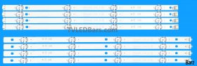 LG LED Backlight Array LG 49" HC490DGN-ABRC1 49UH65_UHD_A / B 8pcs