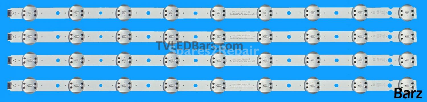 Barz LED Backlight Array LG AGF30214701 NC650DQG-AAGX1 AAGX3 ABGX4 65" SSC_65UK63 SVL650A95 4pcs