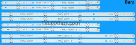 LG LED Backlight Array LG AGF79047501 49LH604V LC490DUE-FJM 6916L-2586A 2587A 2588A 2589A 8pcs
