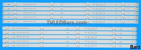 Barz LED Backlight Array LG AGF78758101 AGF78738601 AGF7881901 NC550DGG-AAFX ABFX HC550DGG-SLSL 55UJ63_UHD A B 10pcs