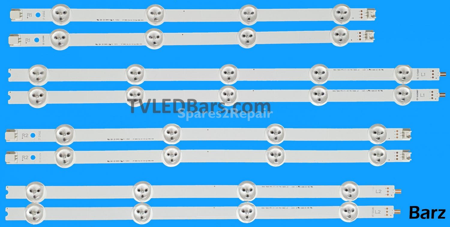 LG LED Backlight Array LG AGF78401301 37" LC370DXE SF R1 R2 R3 8pcs