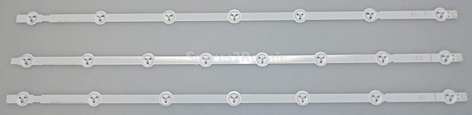 LED Backlight Array LG 32" LC320DUE SF LC320DXE SF  AGF78202301 A1 + A2 Bars 32LN/32LA 3pcs
