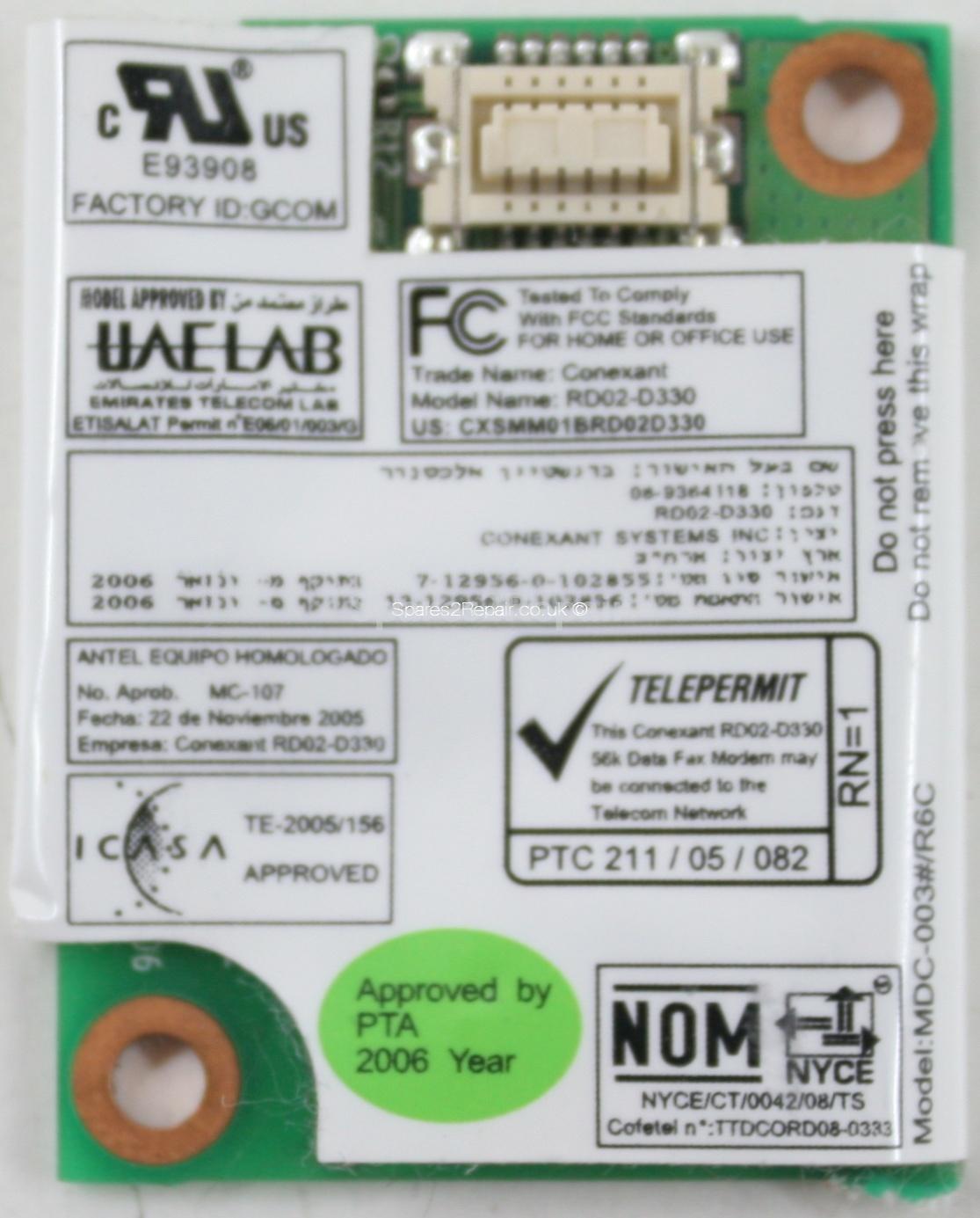 Conexant - Modem - RD02-D330 - REV:B