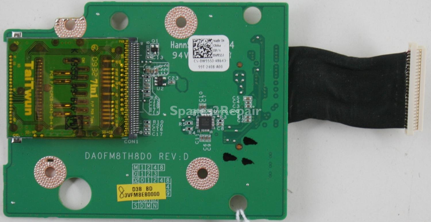 Dell Studio 1555 - Card Reader Board - DA0FM8TH8D0 - REV:D