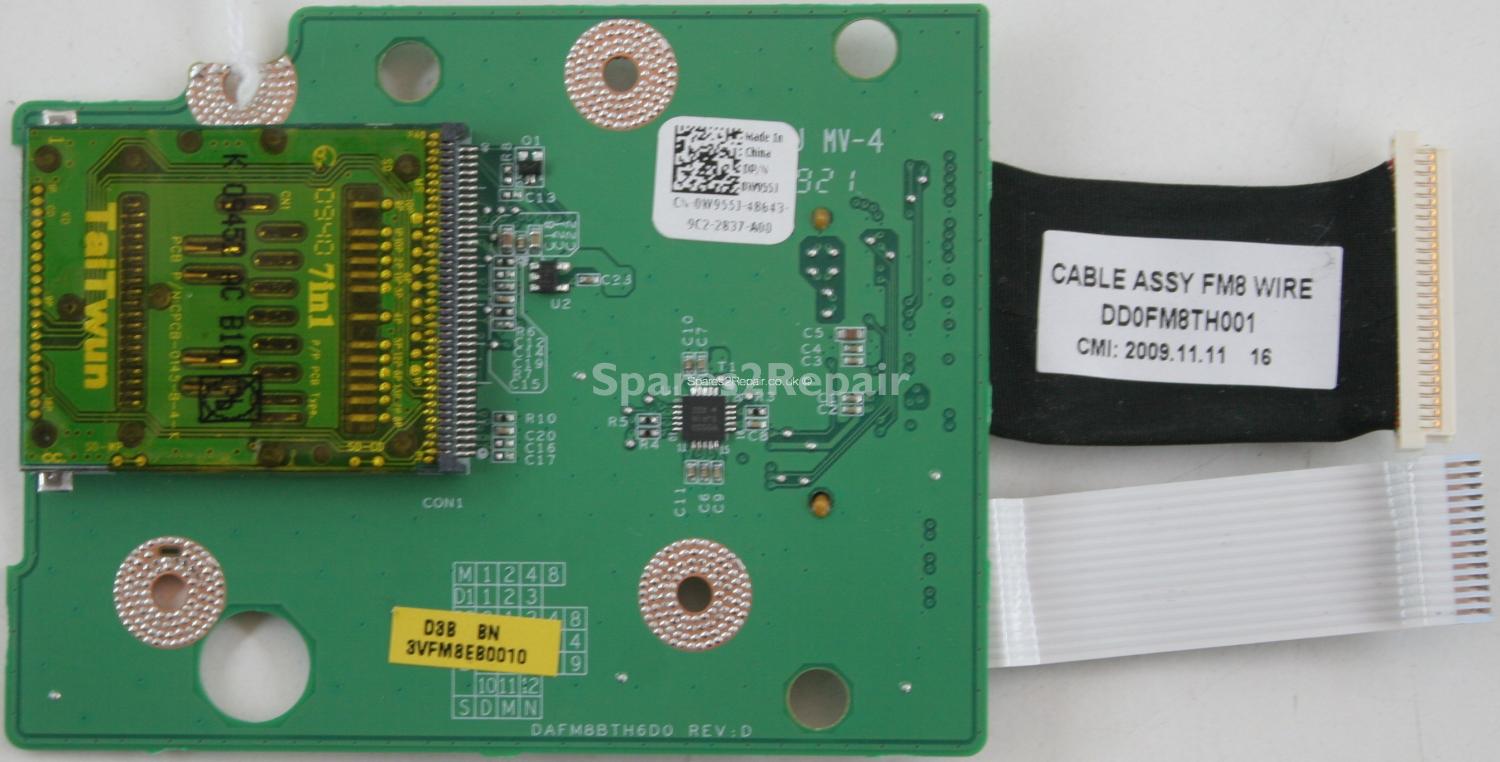 Dell Studio 1555 - Memory Card Reader - DAFM8BTH6D0 - REV:D