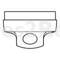 Button - 3425779067 Knob oven [Electrolux Aeg]