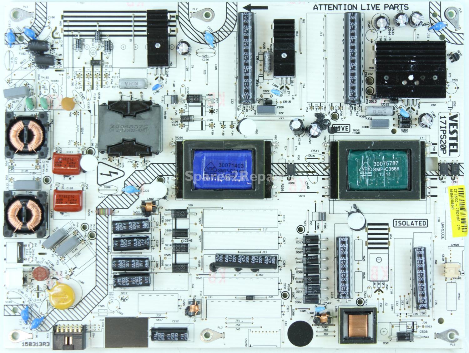 Finlux 42F7077D - PSU - 17IPS20P - 150313R3 - 23106230