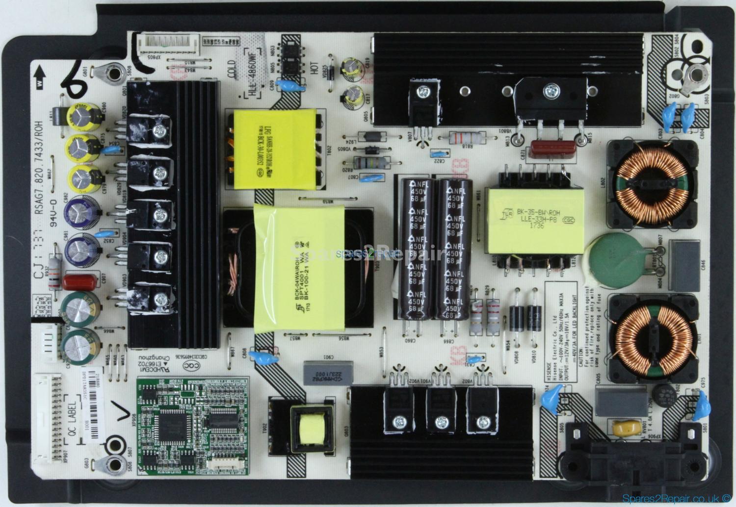 Hisense H50N5900UK - Power Supply - RSAG7.820.7433/ROH