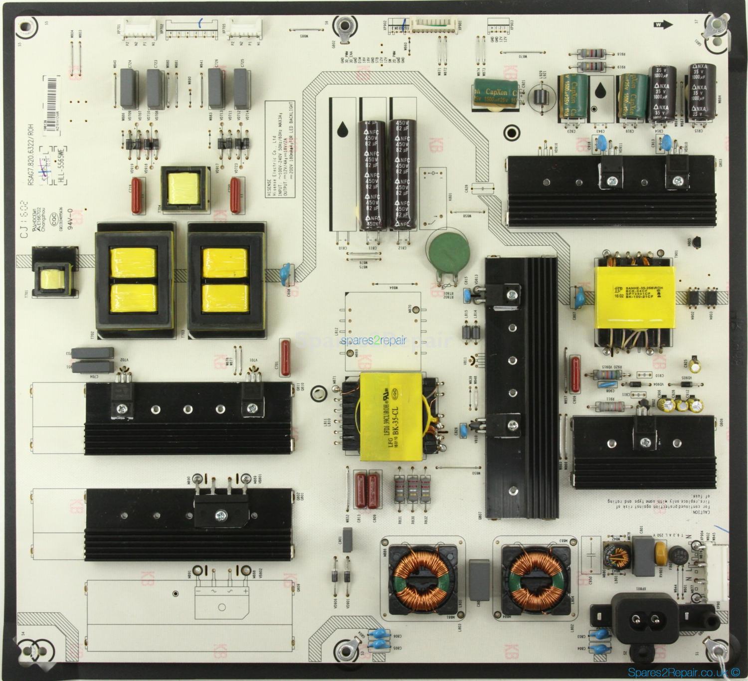 Hisense H65M5500 - Power Supply - 196139 - HLL-5565WE - RSAG7.820.6322/ROH