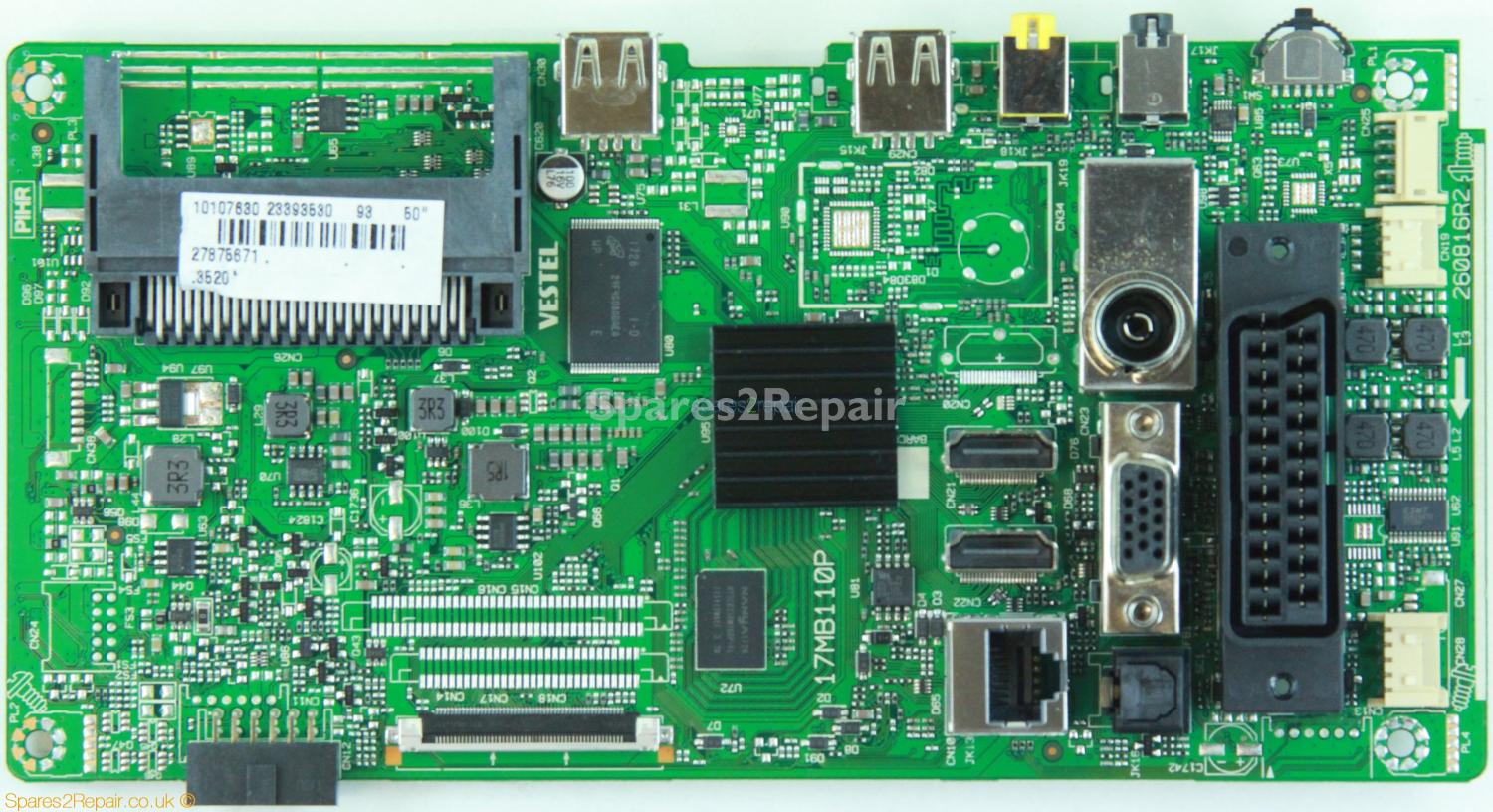 Hitachi 50HB6T72U - Main AV - 23393530 - 17MB110P - 260816R2