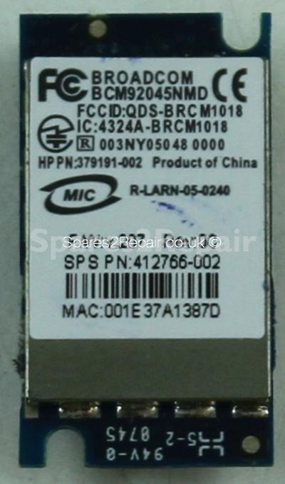 HP Pavilion dv9700 - Bluetooth Module - BCM92045NMD - Rev:0C - 412766-002