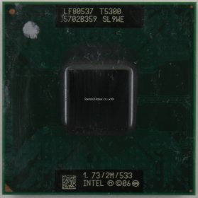 Intel Core 2 Duo Mobile T5300 1.73Ghz 533Mhz 2MB CPU Socket M SL9WE