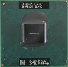 Intel Core 2 Duo Mobile T5750 2Ghz 667Mhz 2MB Socket P CPU SLA4D