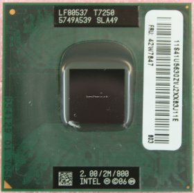 Intel Core 2 Duo Mobile T7250 2Ghz 800Mhz 2MB Socket P CPU SLA49