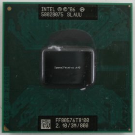 Intel Core 2 Duo Mobile T8100 2.10GHz 3M 800MHz Socket P CPU SLAUU