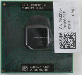 Intel Dual Core Mobile T4400 2.2Ghz 800Mhz 1MB Socket P CPU SLGJL