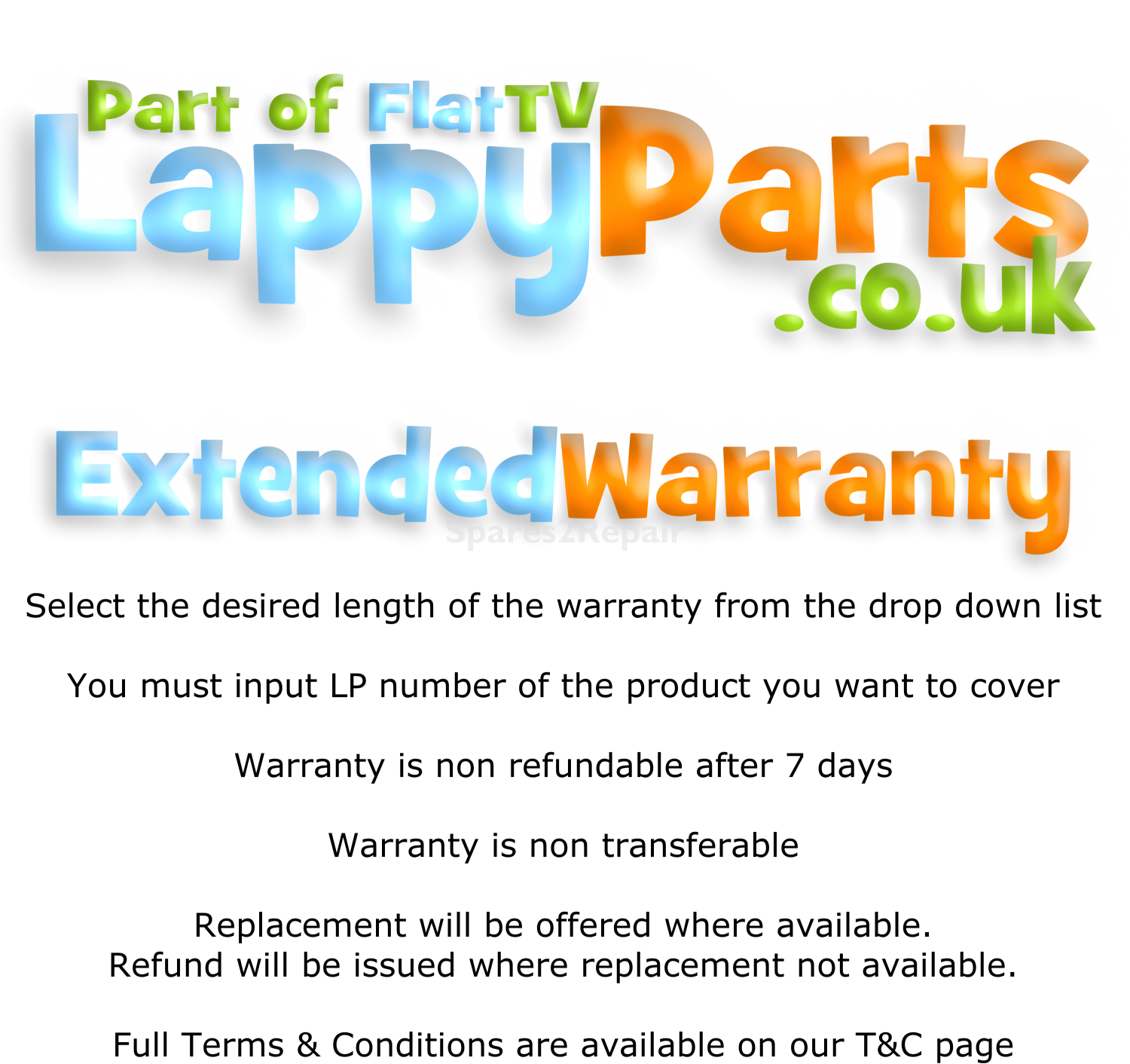 Extended Warranty - 6 / 9 / 12 / 24 Month Warranty Available