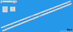 LG 43 inch Full LED Backlight Array - V17 - 6916L-2867A + 6916L-2867B - AGF78666701 AGF78709801 - LC430DGG-FKM1 and others - 43UJ