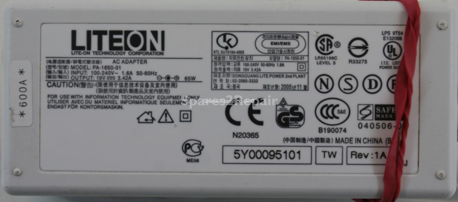 Lite-On - Charger - PA-1650-01 - 19V 3.42A (Original)