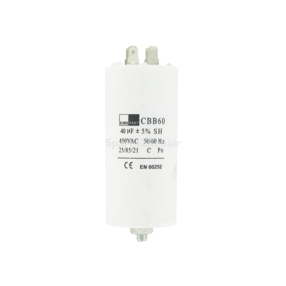 Universal Capacitor (40uF / 40MFD, 450VAC)