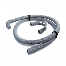 Compatible for Miele G579, G580, G660, G665, G675 Series 90° Bent End High Temperature Resistant Outlet Drain Hose (22mm)