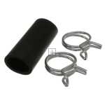 Universal Drain to Spigot Hose Adapter End & Hose Clamp Mounting Set