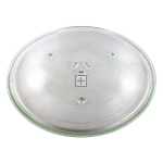 Universal Microwave Turntable Glass Plate with 6 Fixers (345mm)