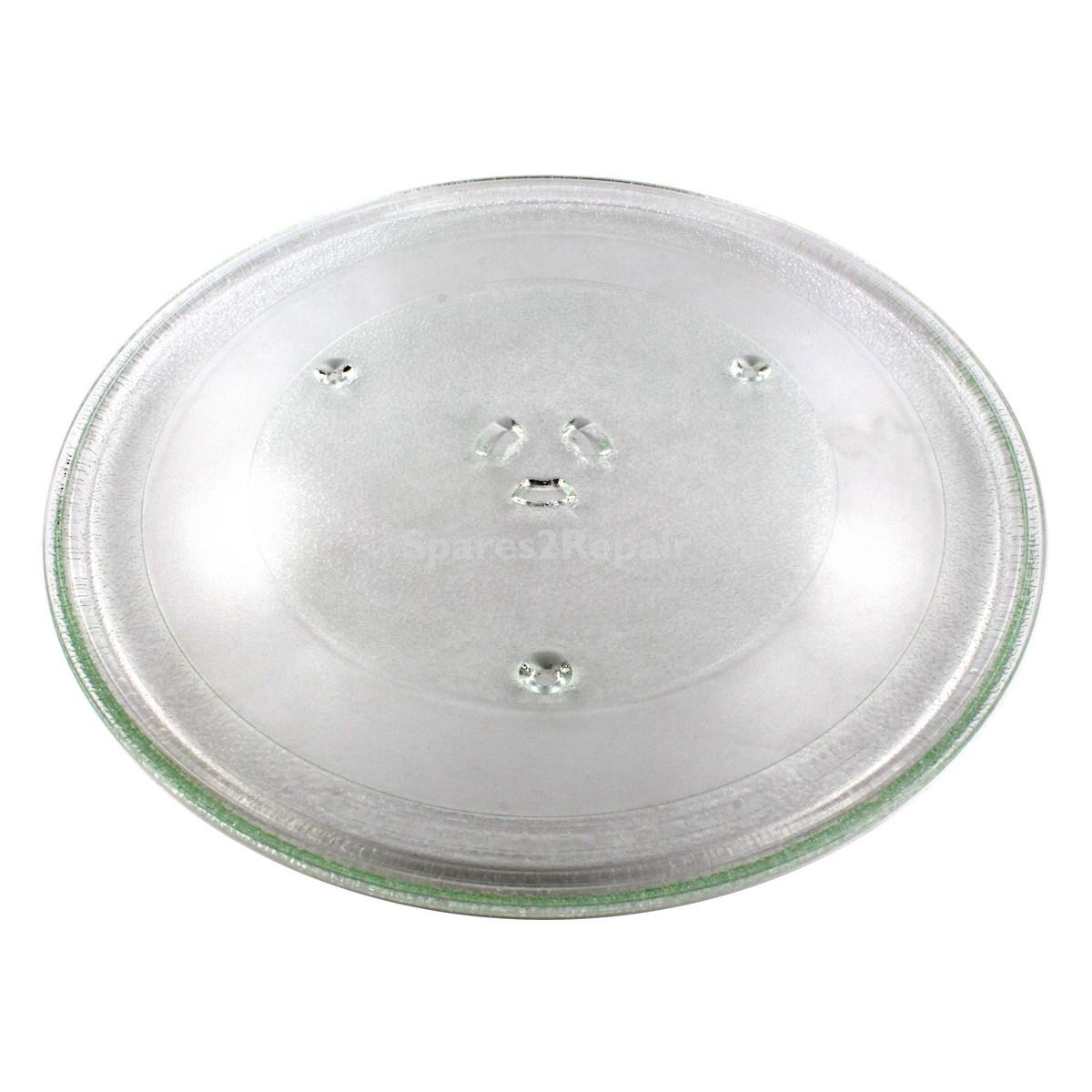 Universal Microwave Turntable Glass Plate with 3 Fixers (320mm)