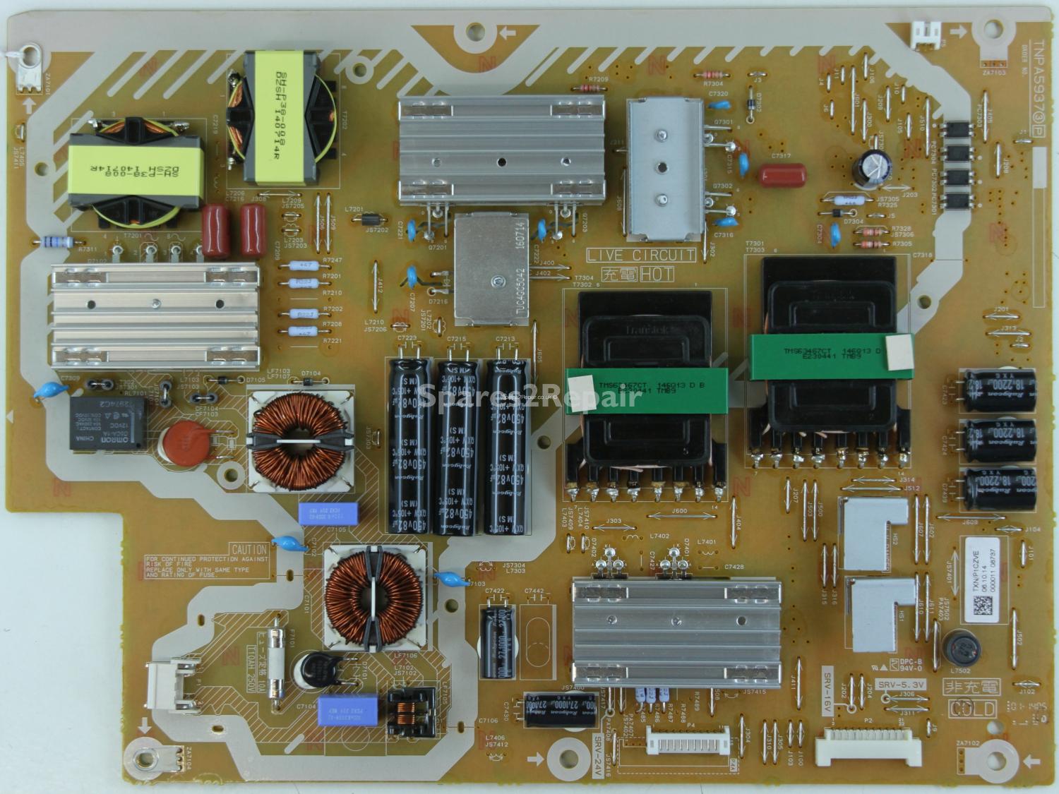 Panasonic TX-50AX800E - PSU - TXN/P1CZVE - TNPA5937 3P