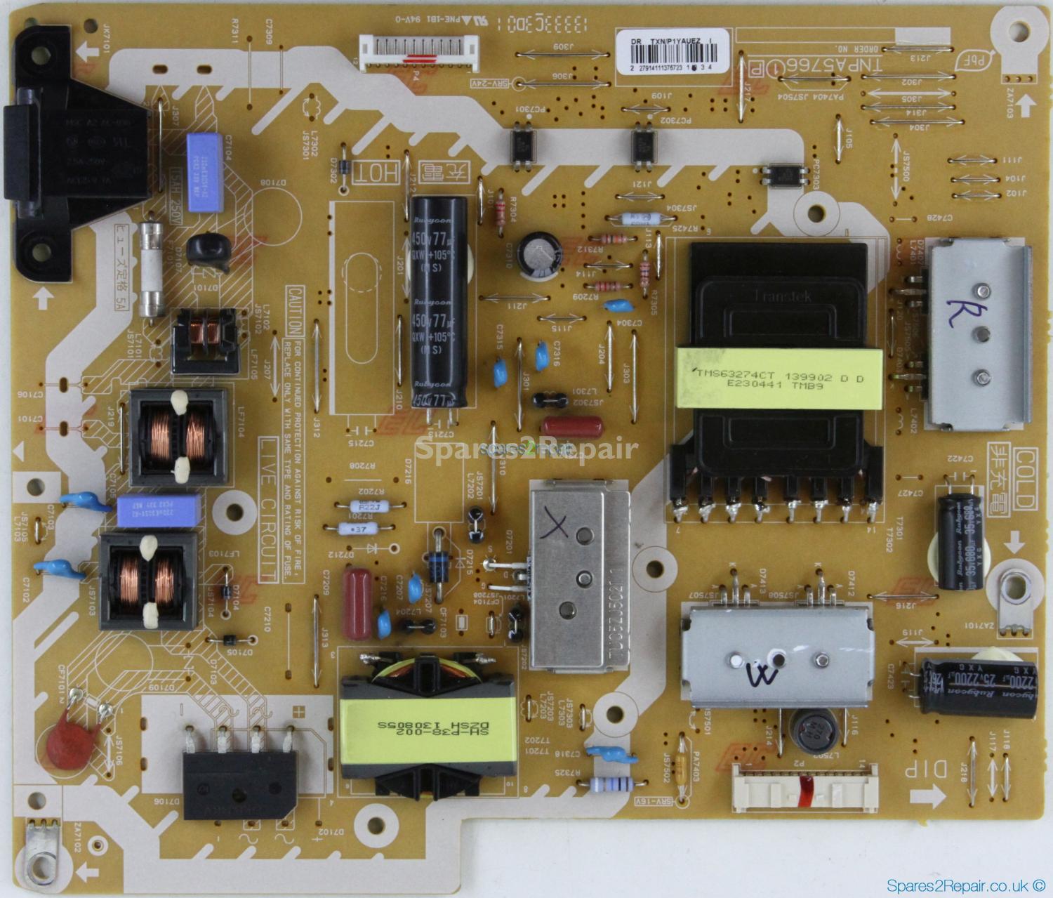 Panasonic TX-L55ET60B - PSU - TXN/P1YAUEZ - TNPA5766