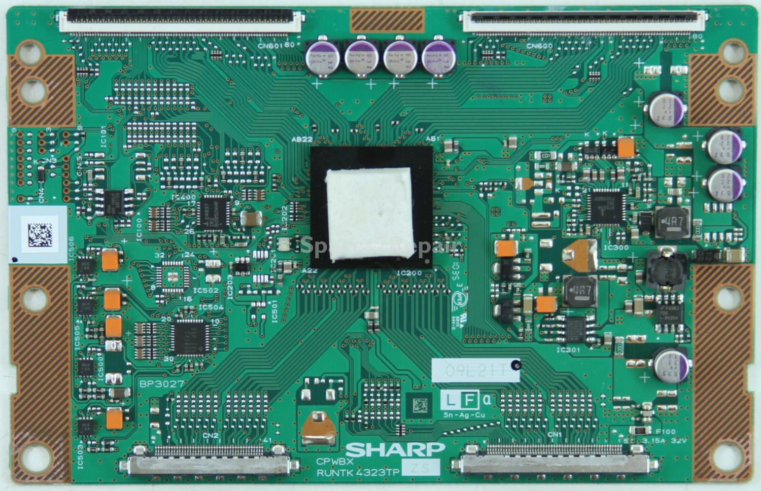 Philips 46PFL7605H/05 - T-Con - RUNTK4323TP ZS - CPWBX4323TP ZS