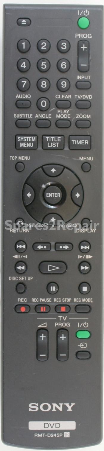 Sony RMT-D245P Remote Control (Original)