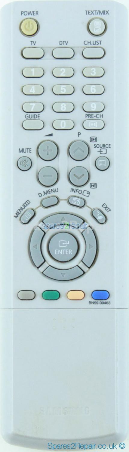 Samsung BN59-00463A Remote Control (Genuine) - Grade D