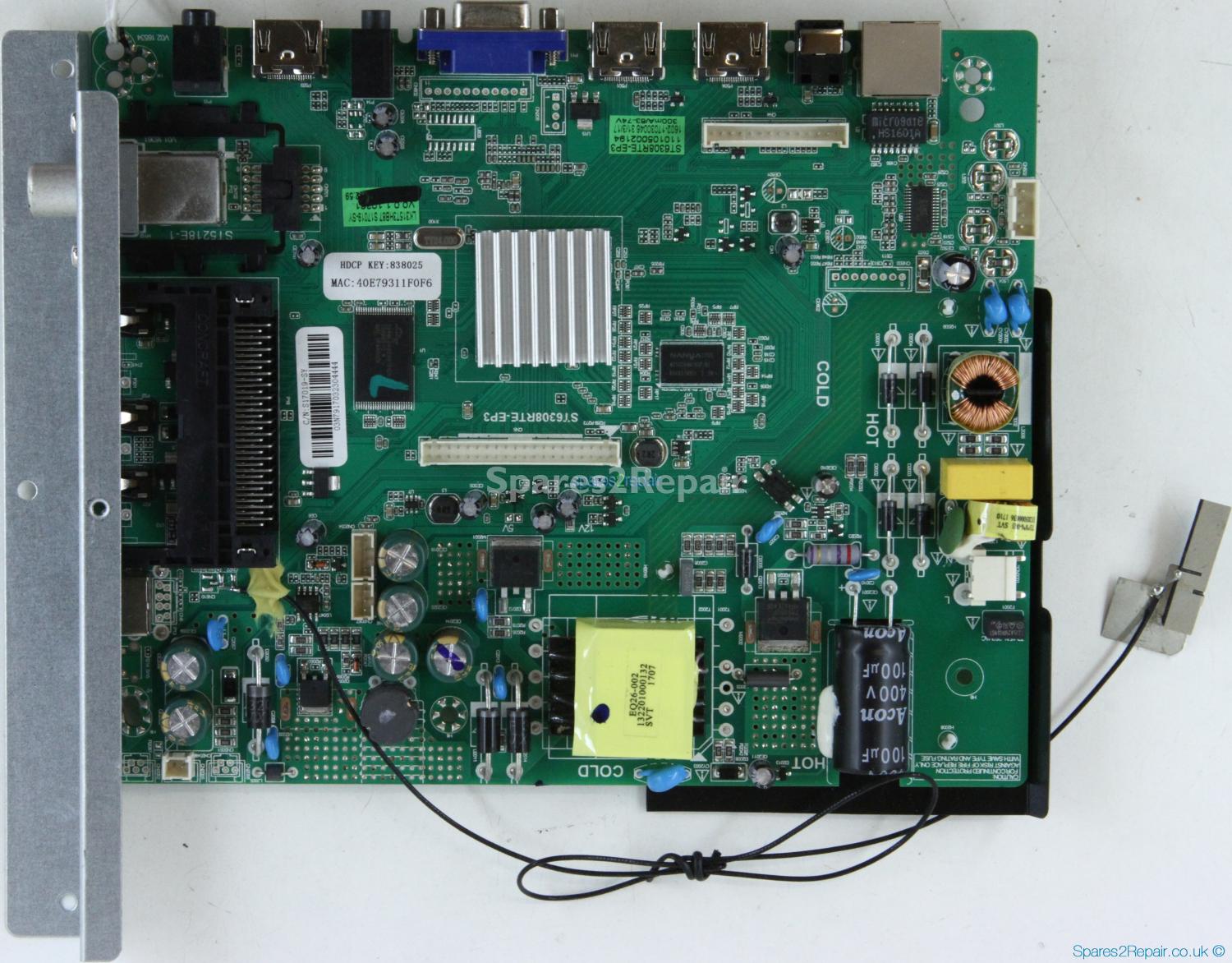Seizo SO32HD01UK - Main AV - ST6308RTE-EP3 - S17019-SY - 890-M00-03N79