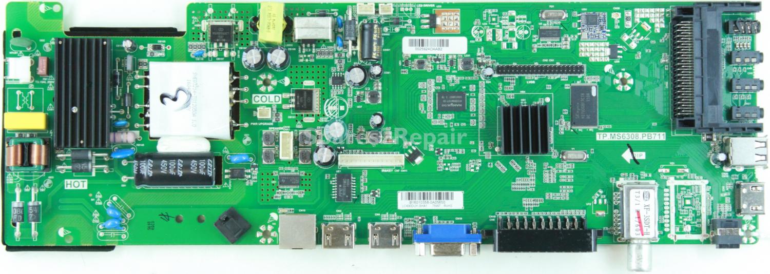 Sharp LC-43CFF6001K - Main AV - TP.MS6308.PB711 - LC430DUY-SHA1 - B16010358 - 10G-3 CVTE