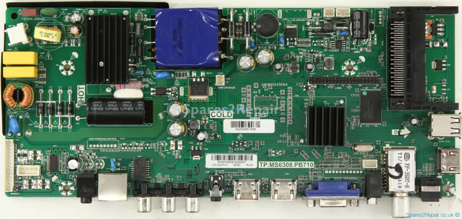 Sharp LC-32CFE6131K - Main AV - TP.MS6308.PB710 - B16075438 - LSC320AN10