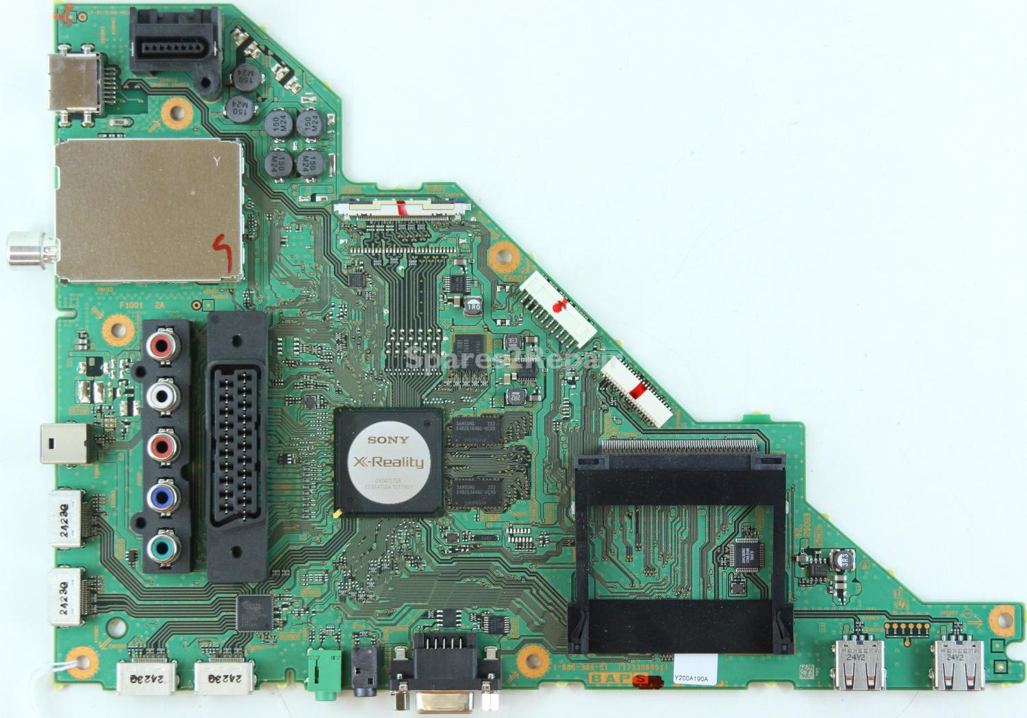 Sony KDL-55HX853 - Main AV - 1-885-388-51 (173308951) - Y200A190A - 1P-011BJ00-4M10